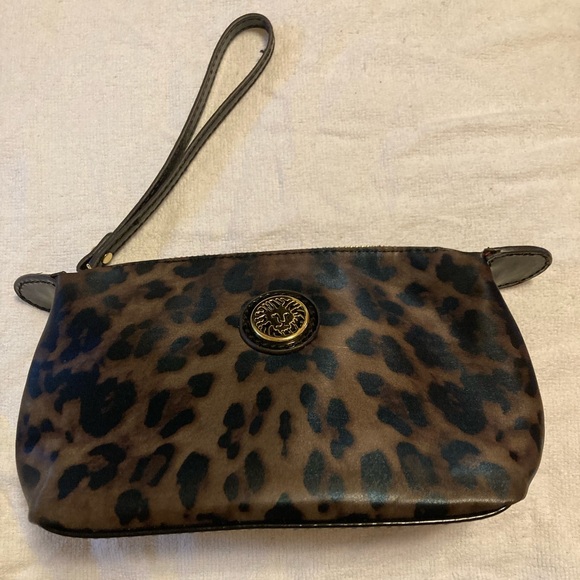 Women’s cosmetic bag Annie Klein 2 pockets inside Handles on both sides New - Picture 2 of 8